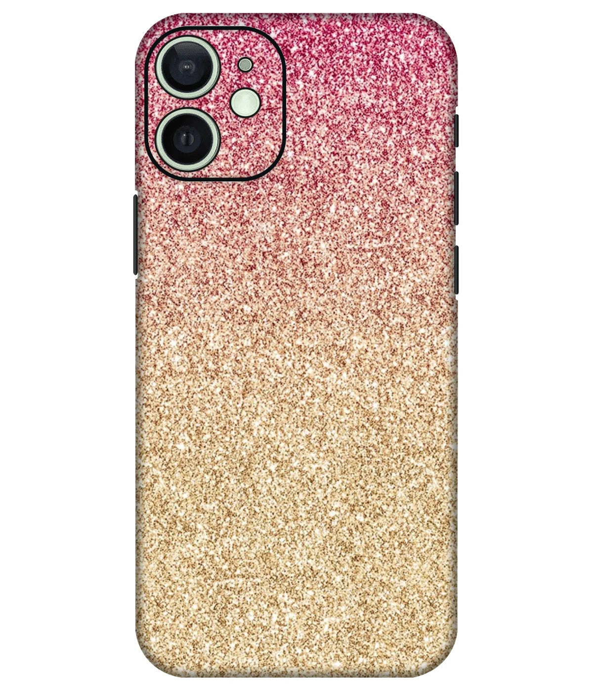 Image of a phone case featuring a mobile skin with a graphic design.