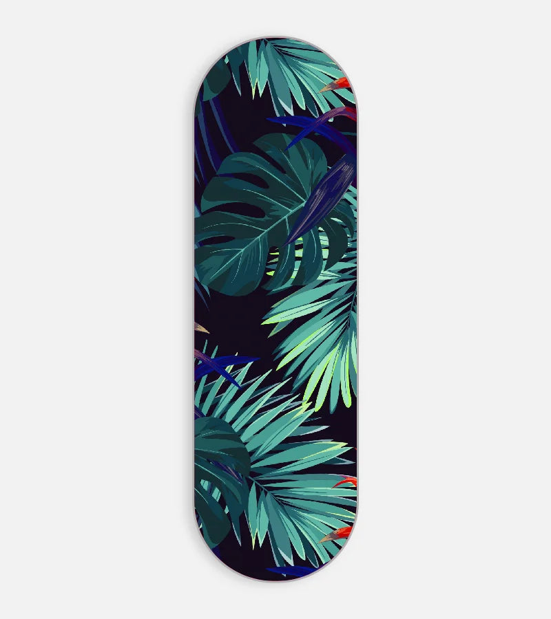 Mobile phone grip slider with a colorful design on a white background