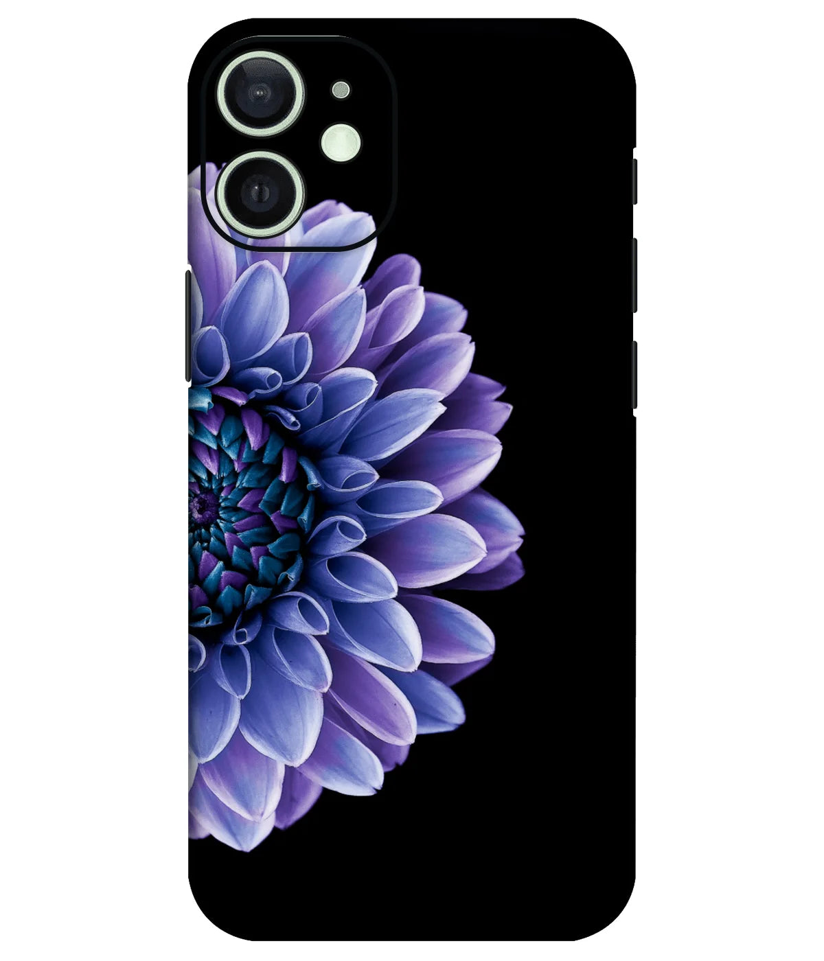 Image of a phone case featuring a mobile skin with a graphic design.