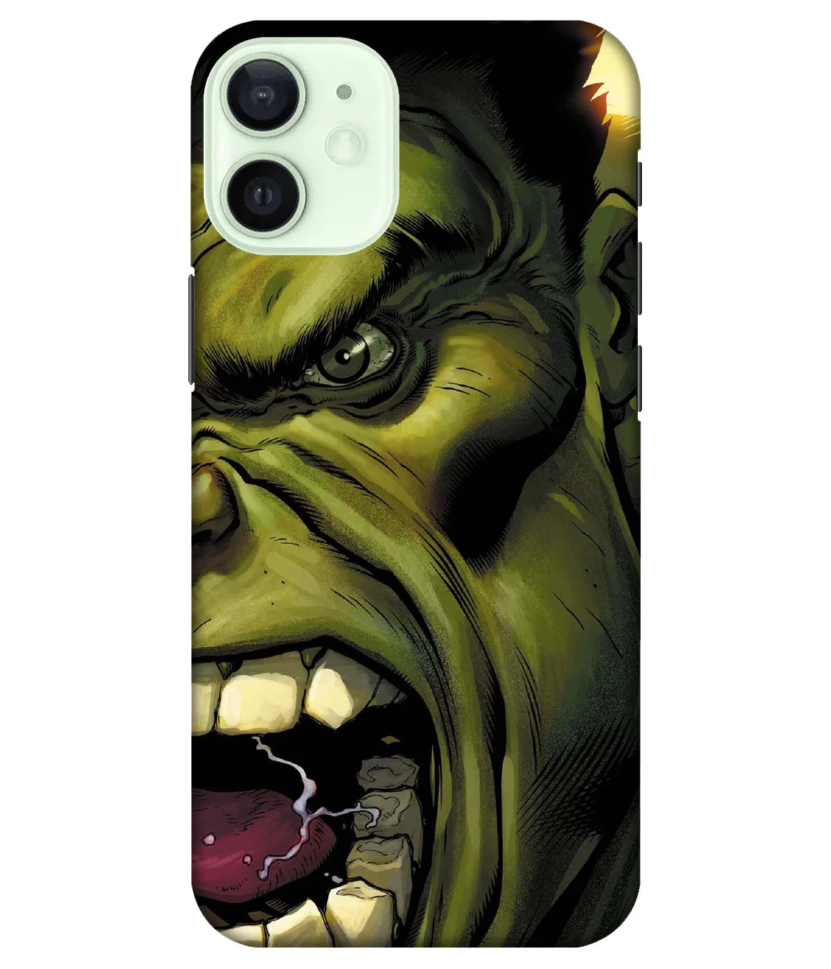 A product shot of a slim hard case with a colorful design.