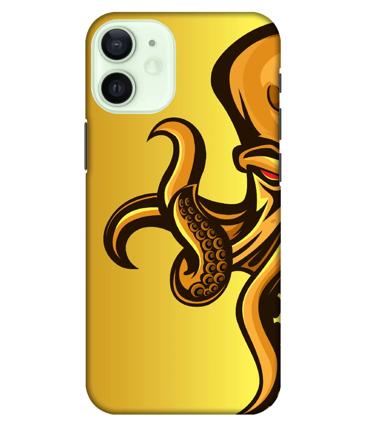 A product shot of a slim hard case with a colorful design.
