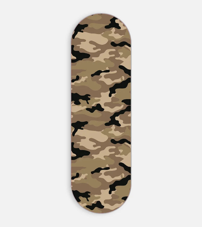 Mobile phone grip slider with a colorful design on a white background