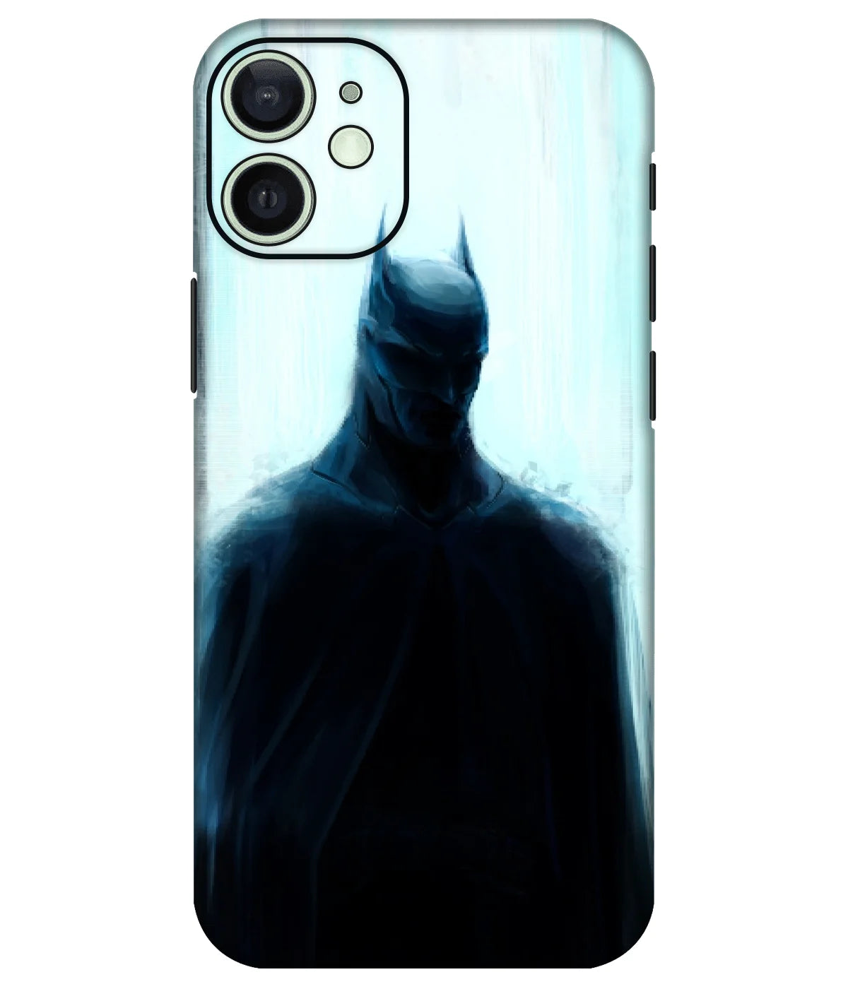 Image of a phone case featuring a mobile skin with a graphic design.