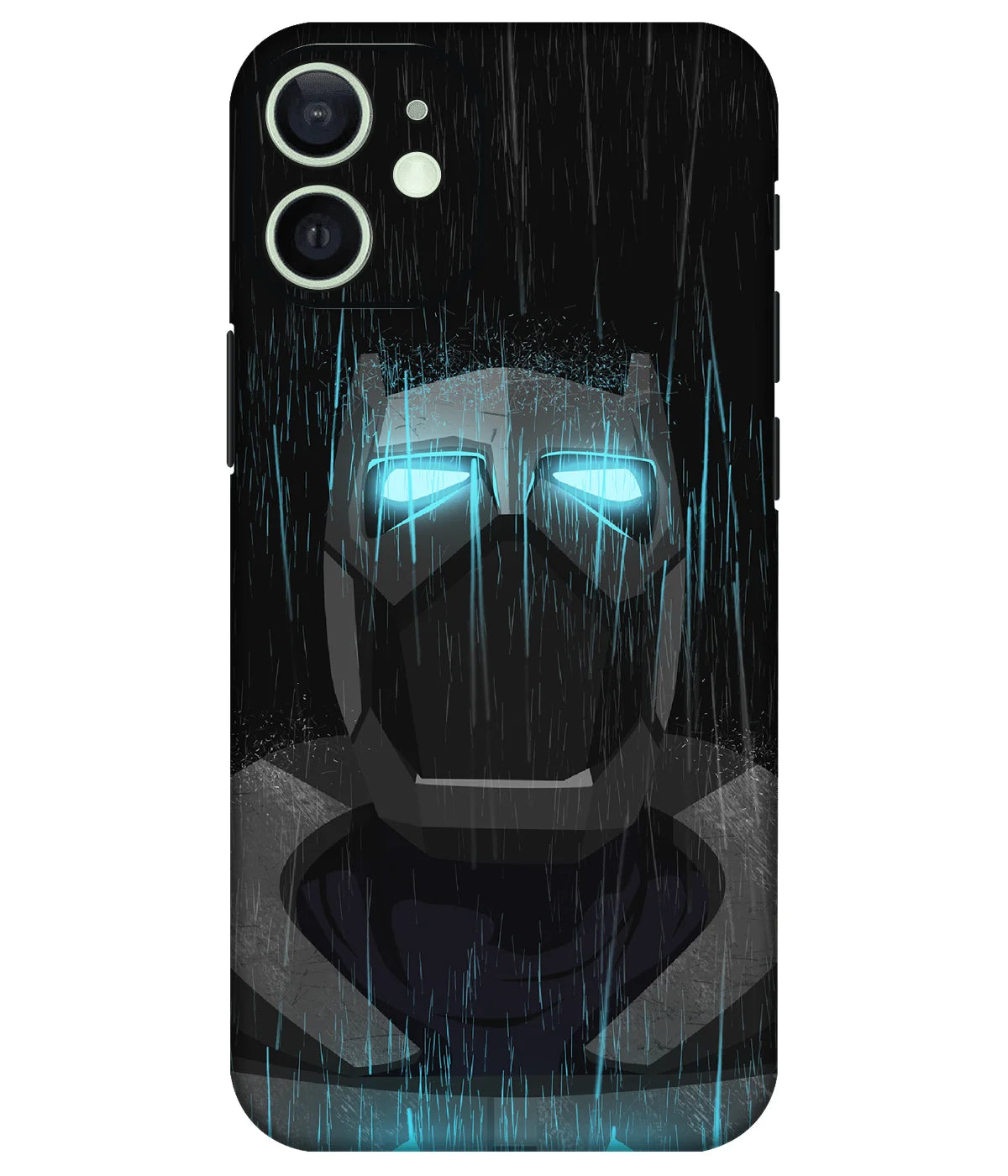 Image of a phone case featuring a mobile skin with a graphic design.
