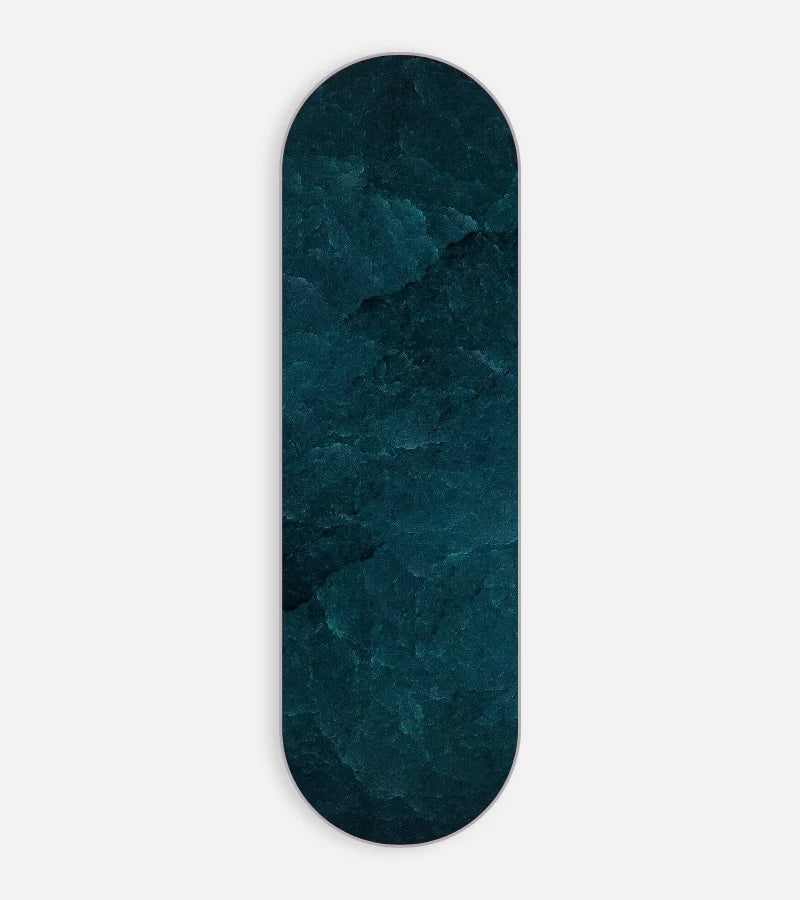 Mobile phone grip slider with a colorful design on a white background