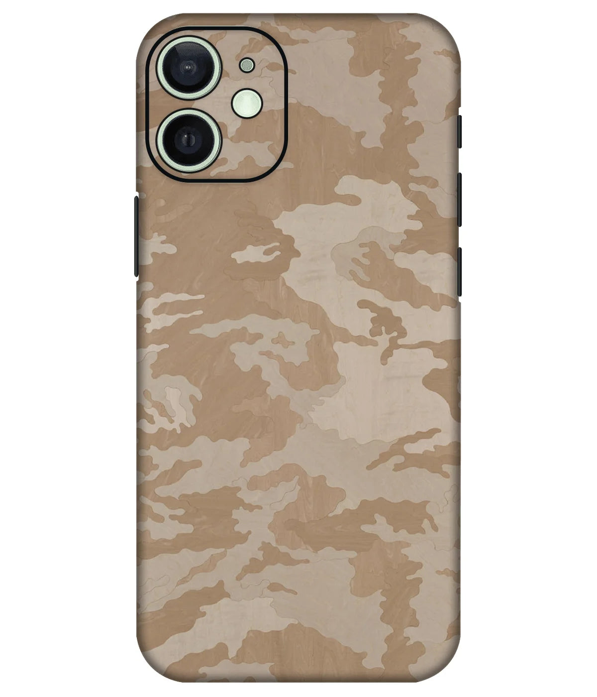 Image of a phone case featuring a mobile skin with a graphic design.