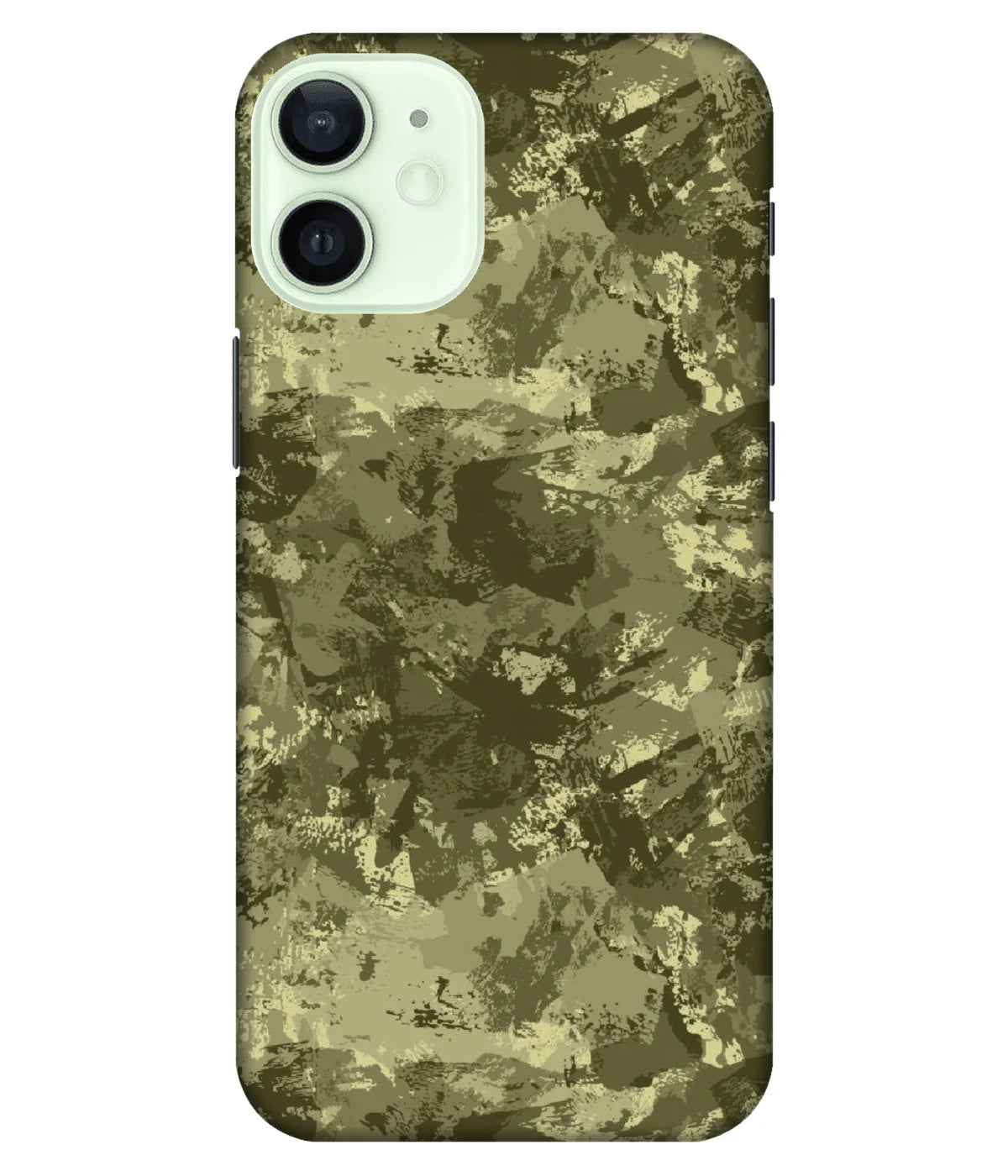 A product shot of a slim hard case with a colorful design.