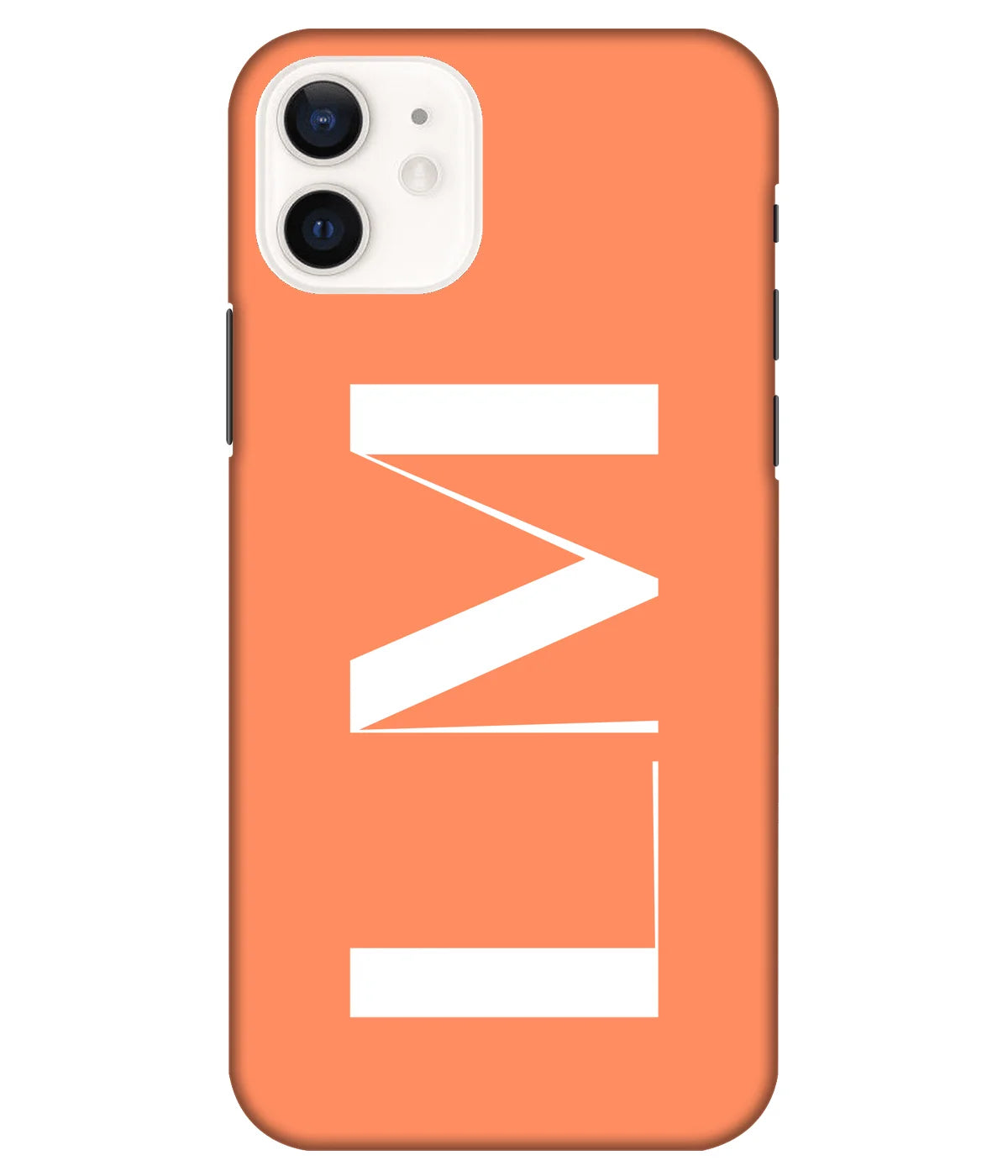 A product shot of a slim hard case with a customizable name.