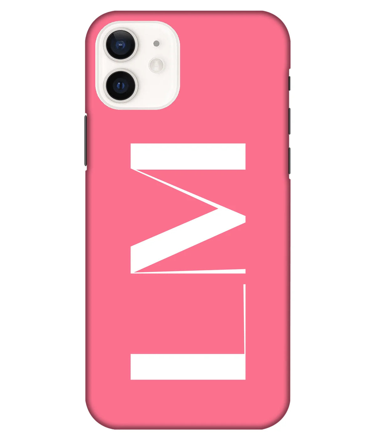 A product shot of a slim hard case with a customizable name.