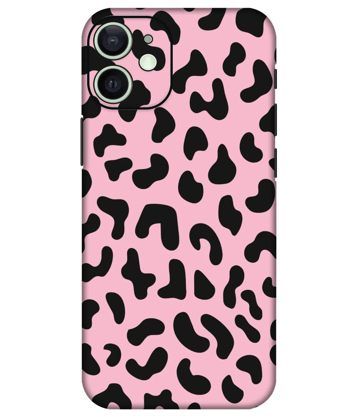 Image of a phone case featuring a mobile skin with a graphic design.