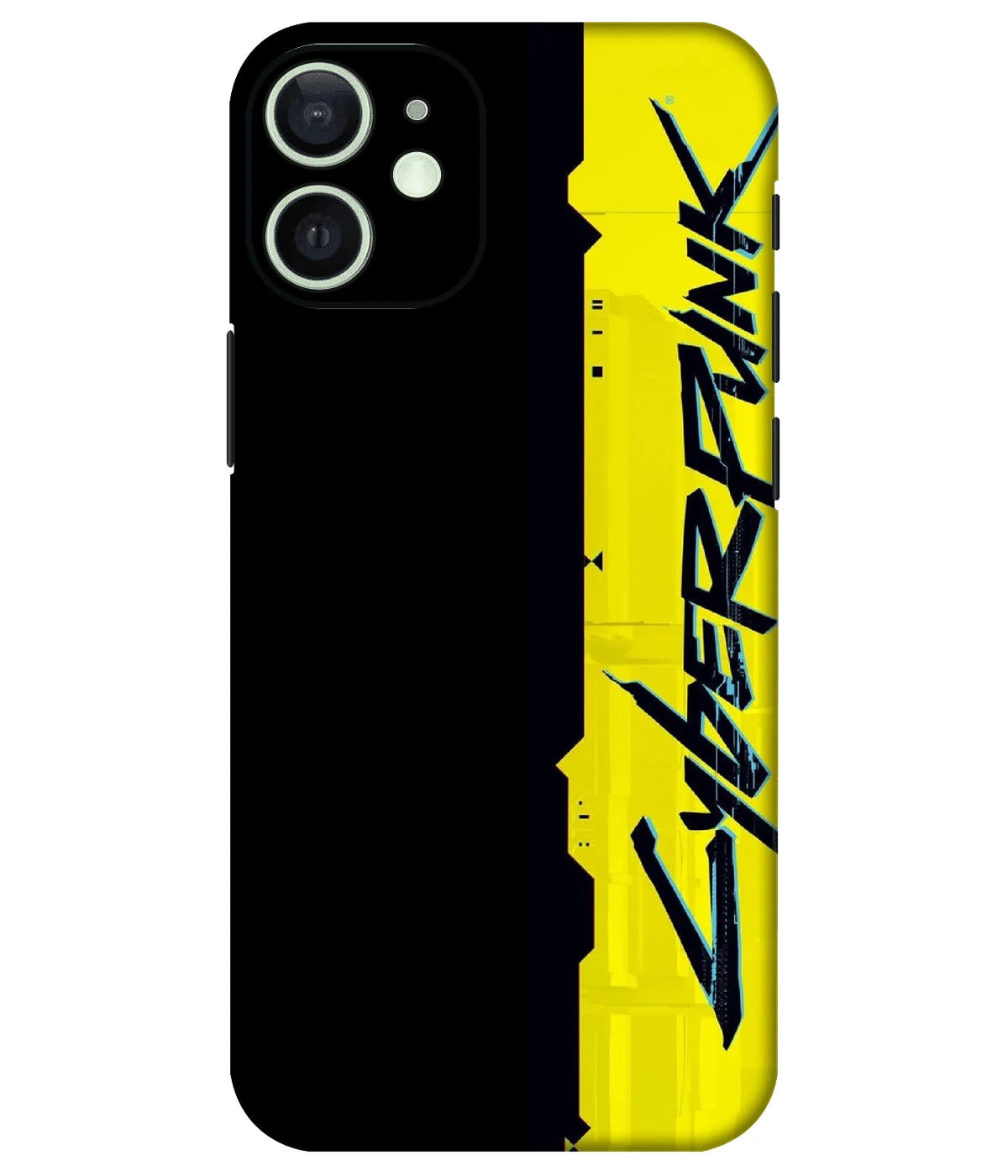 Image of a phone case featuring a mobile skin with a graphic design.