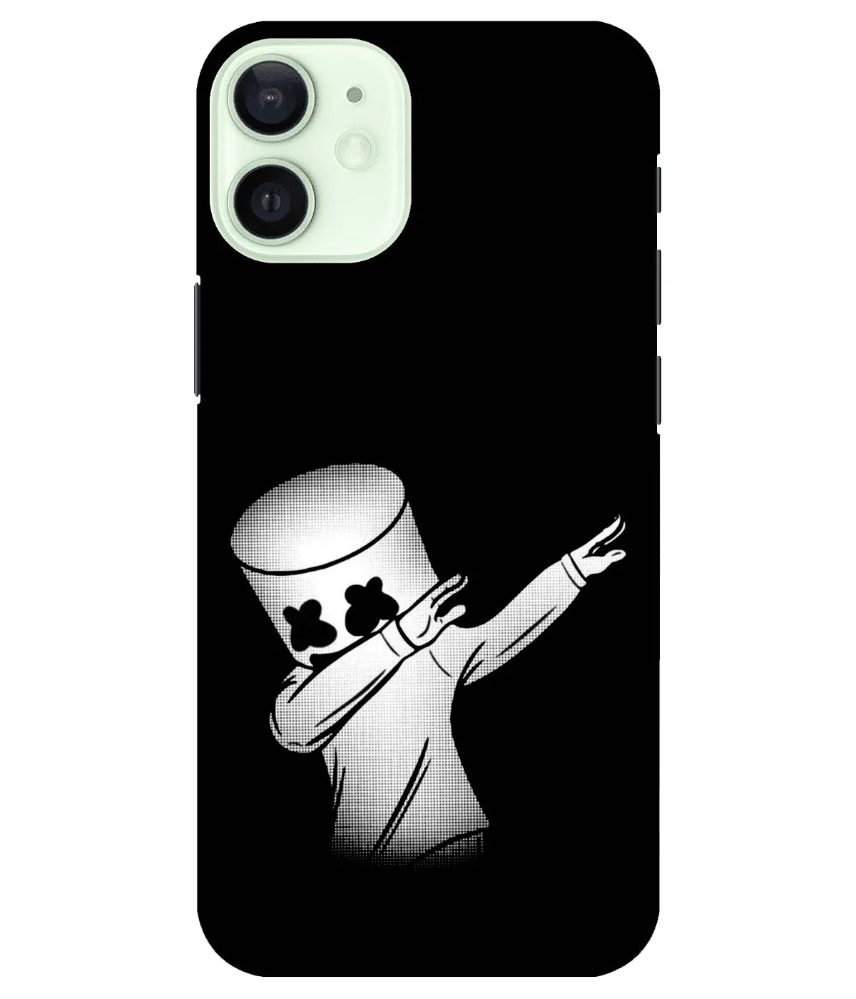 A product shot of a slim hard case with a colorful design.
