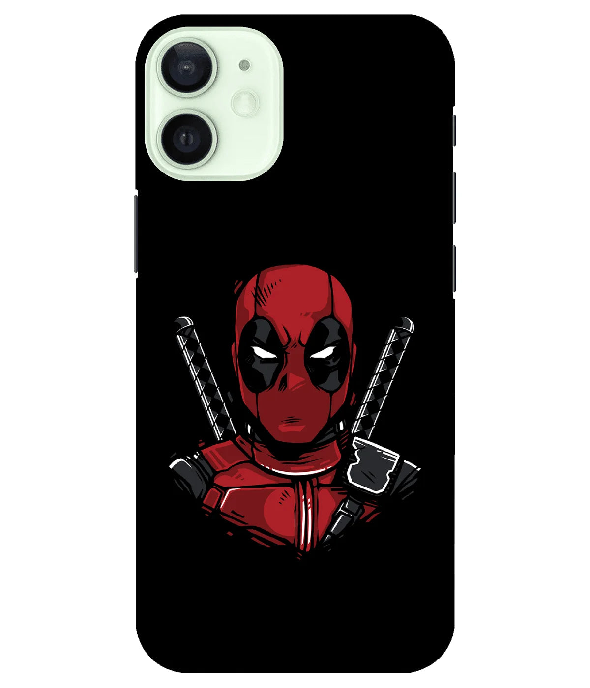 A product shot of a slim hard case with a colorful design.