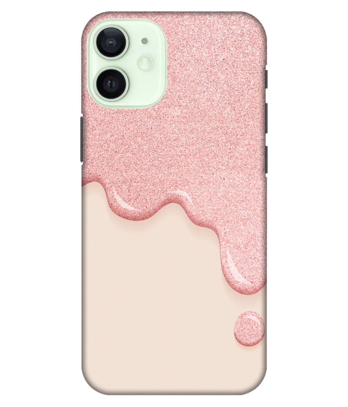 A product shot of a slim hard case with a colorful design.