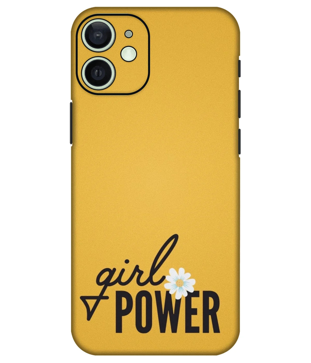 Image of a phone case featuring a mobile skin with a graphic design.