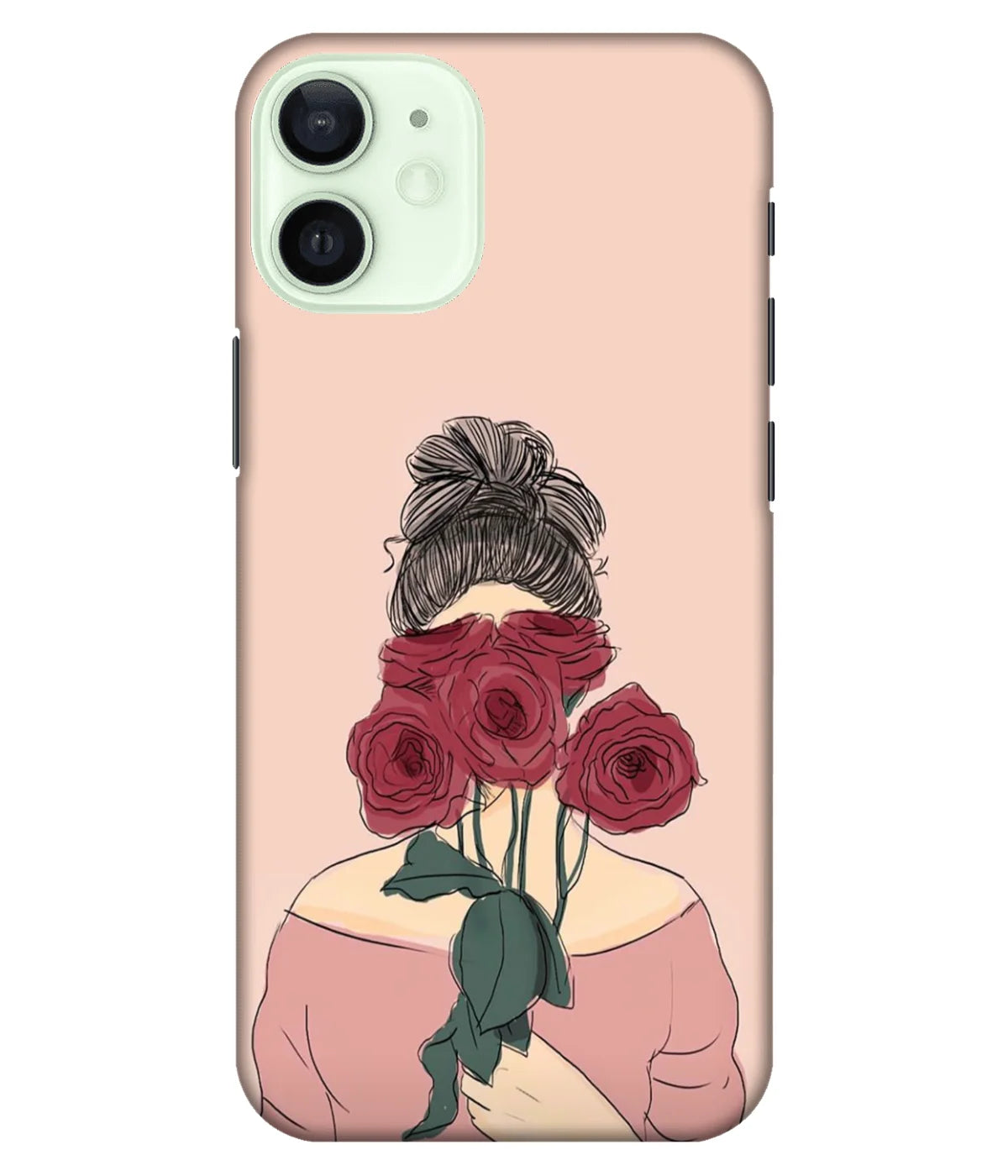 A product shot of a slim hard case with a colorful design.