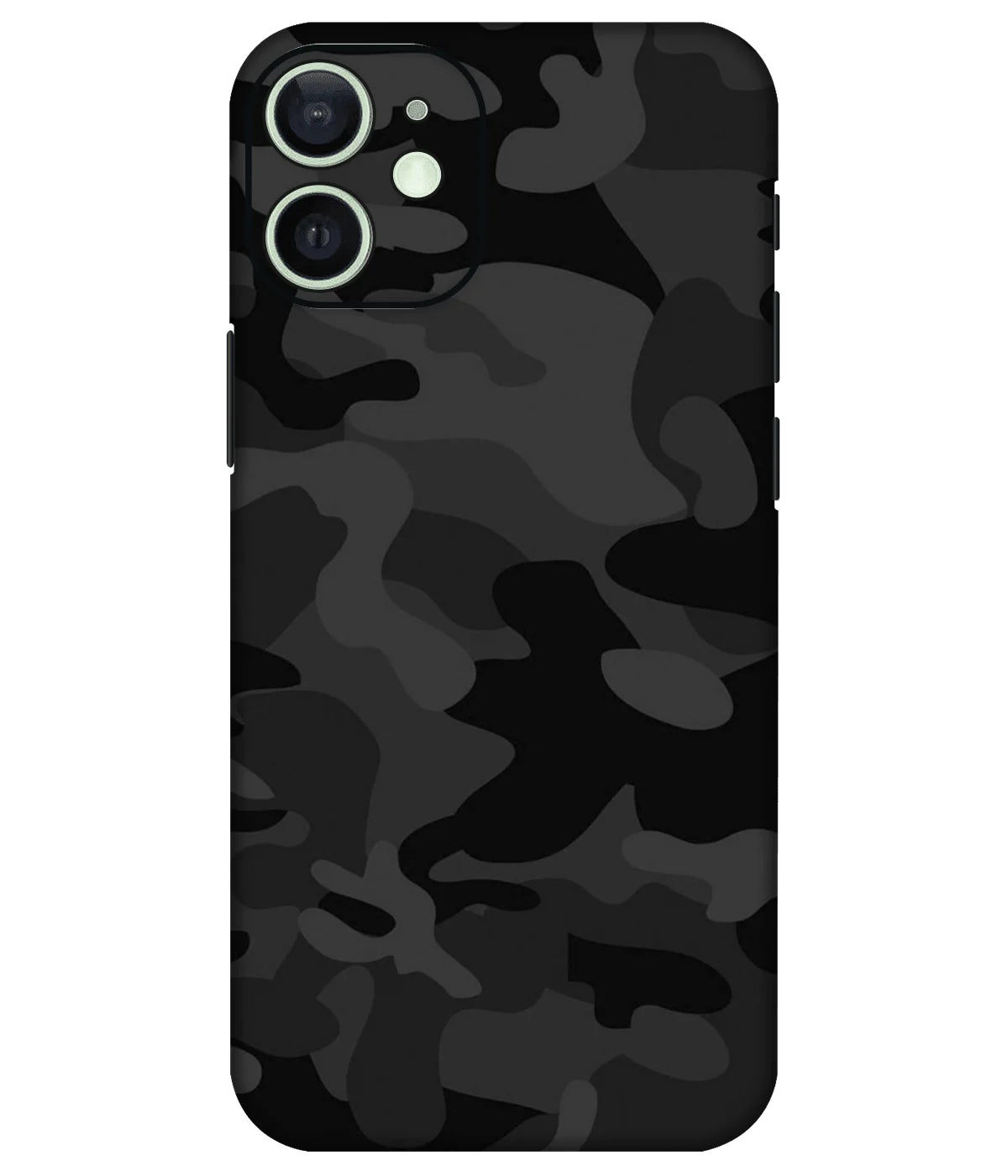 Image of a phone case featuring a mobile skin with a graphic design.