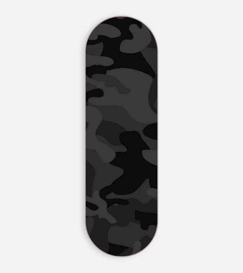 Mobile phone grip slider with a colorful design on a white background