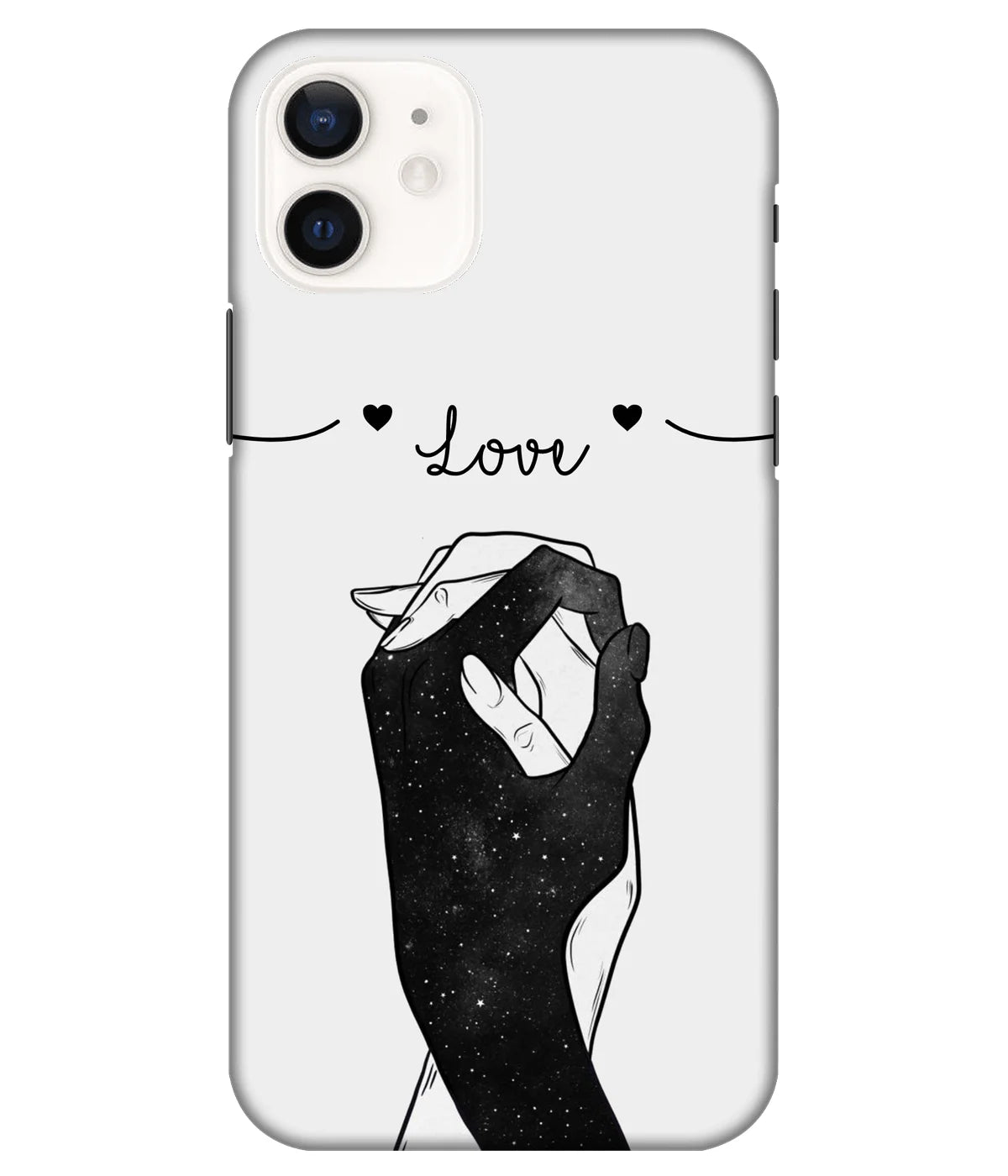 A product shot of a slim hard case with a customizable name.