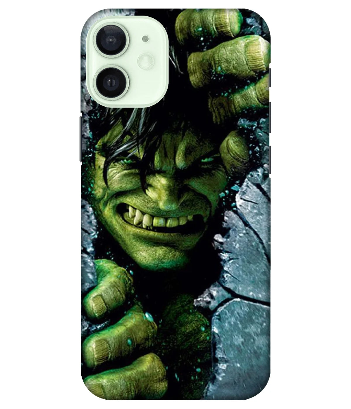 A product shot of a slim hard case with a colorful design.