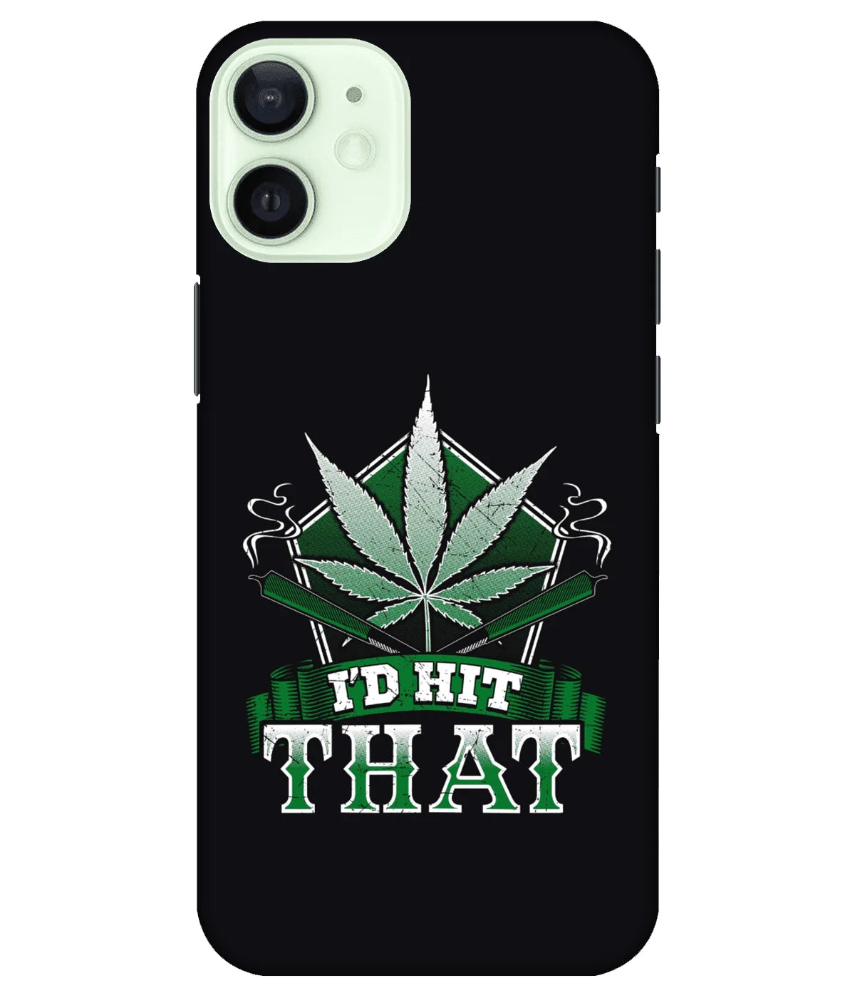 A product shot of a slim hard case with a colorful design.