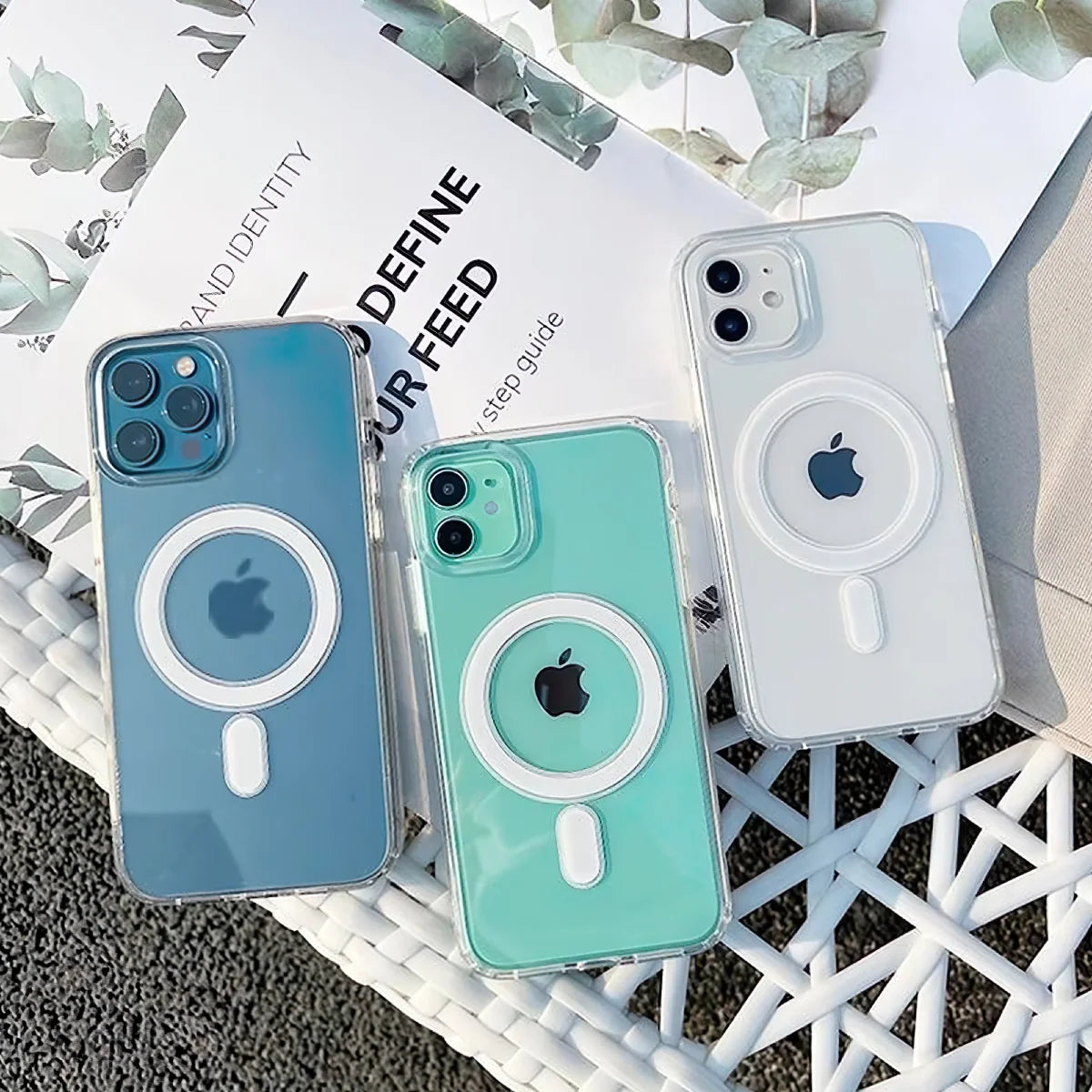 iPhone Transparent Magsafe Magnetic Case – CaseMonkey