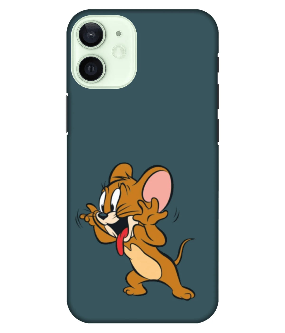 A product shot of a slim hard case with a colorful design.