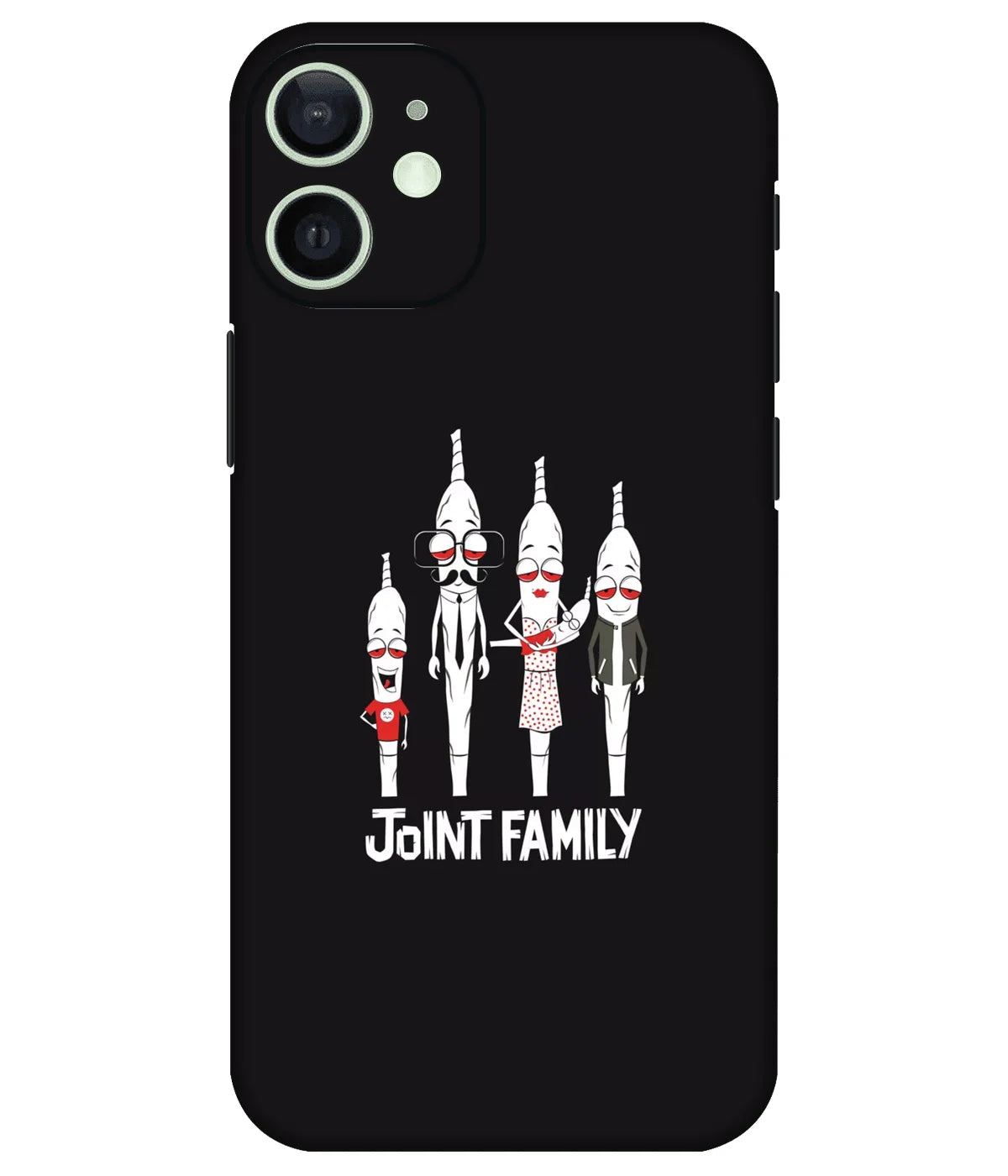 Image of a phone case featuring a mobile skin with a graphic design.