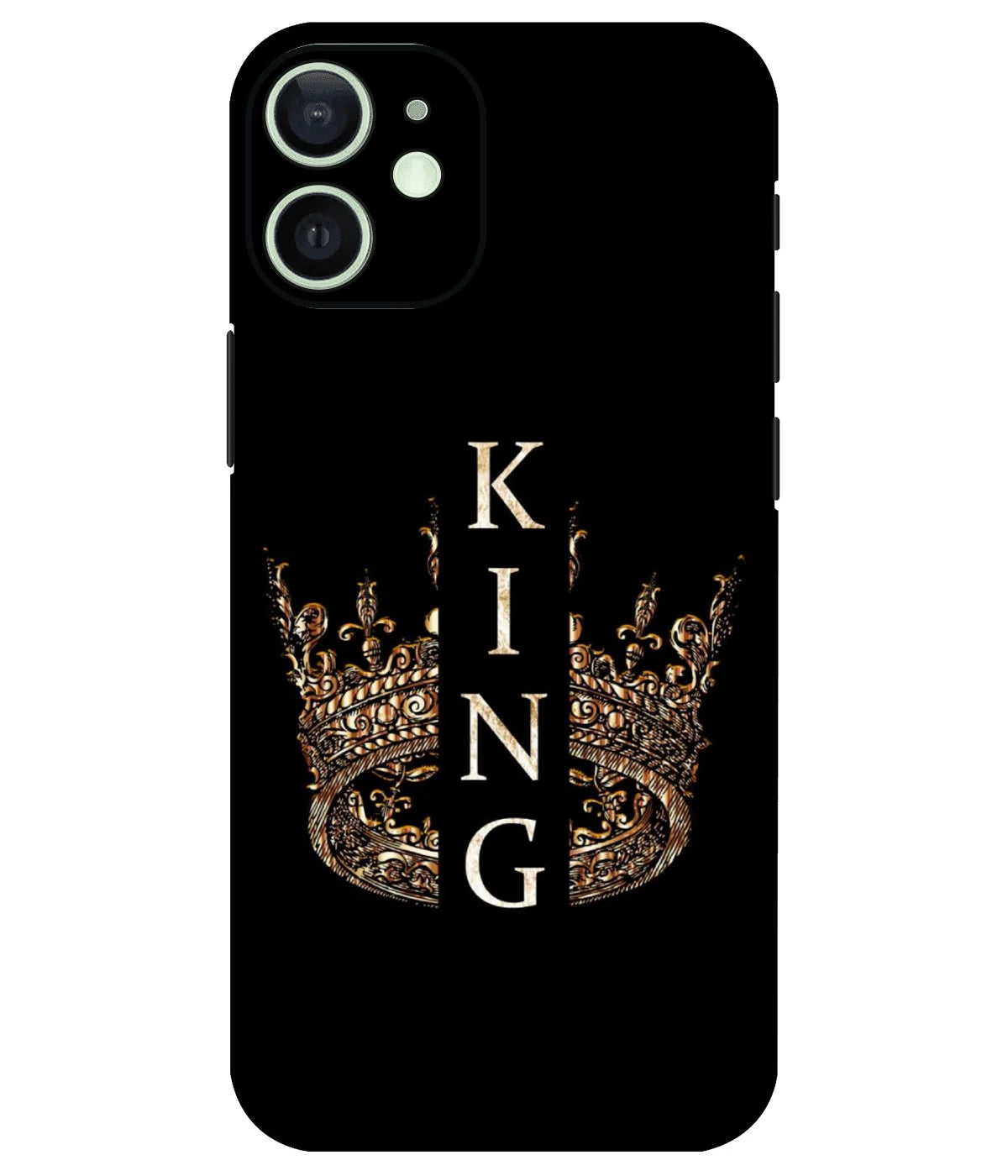 Image of a phone case featuring a mobile skin with a graphic design.
