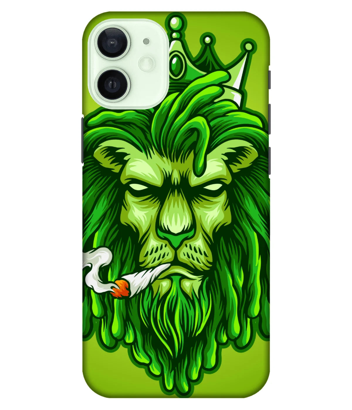 A product shot of a slim hard case with a colorful design.