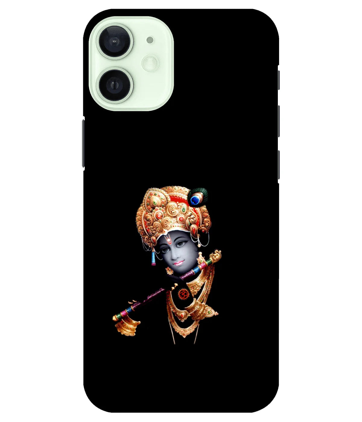 A product shot of a slim hard case with a colorful design.