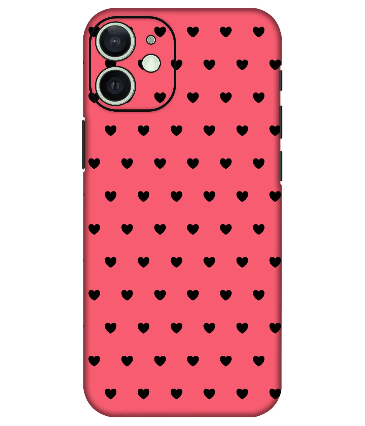 Image of a phone case featuring a mobile skin with a graphic design.