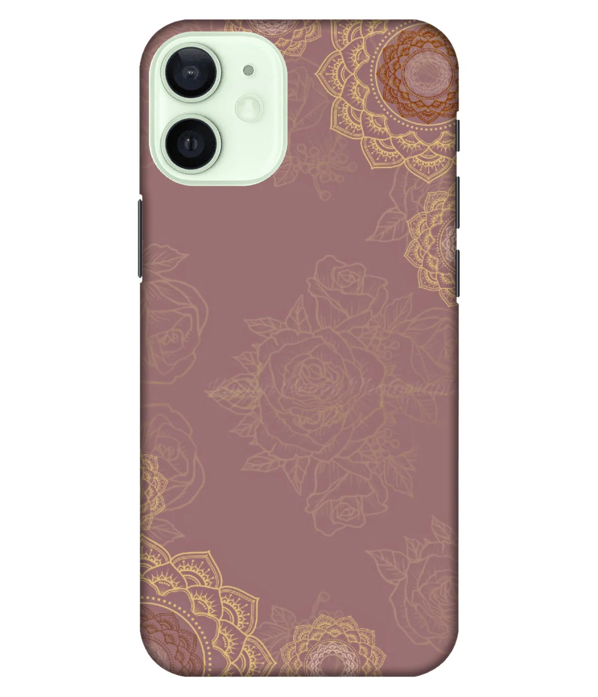 A product shot of a slim hard case with a colorful design.