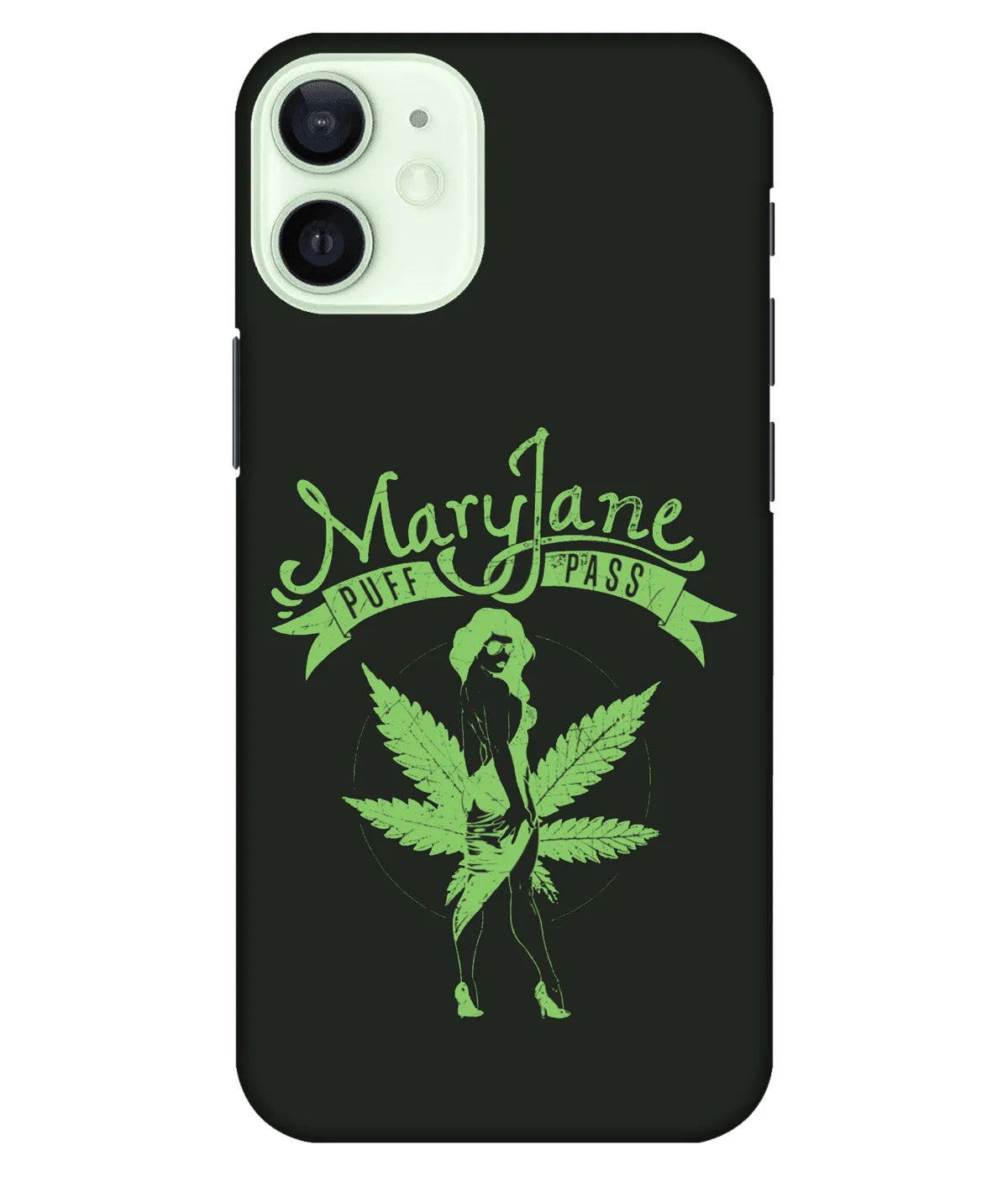 A product shot of a slim hard case with a colorful design.