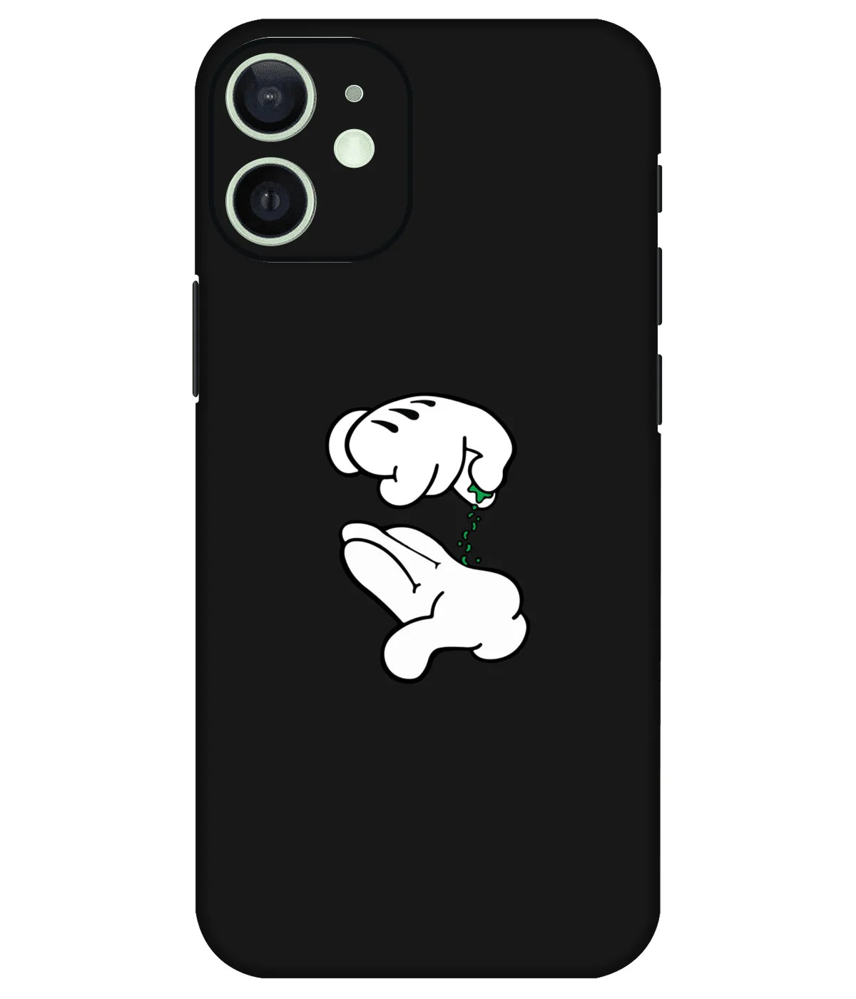 Image of a phone case featuring a mobile skin with a graphic design.