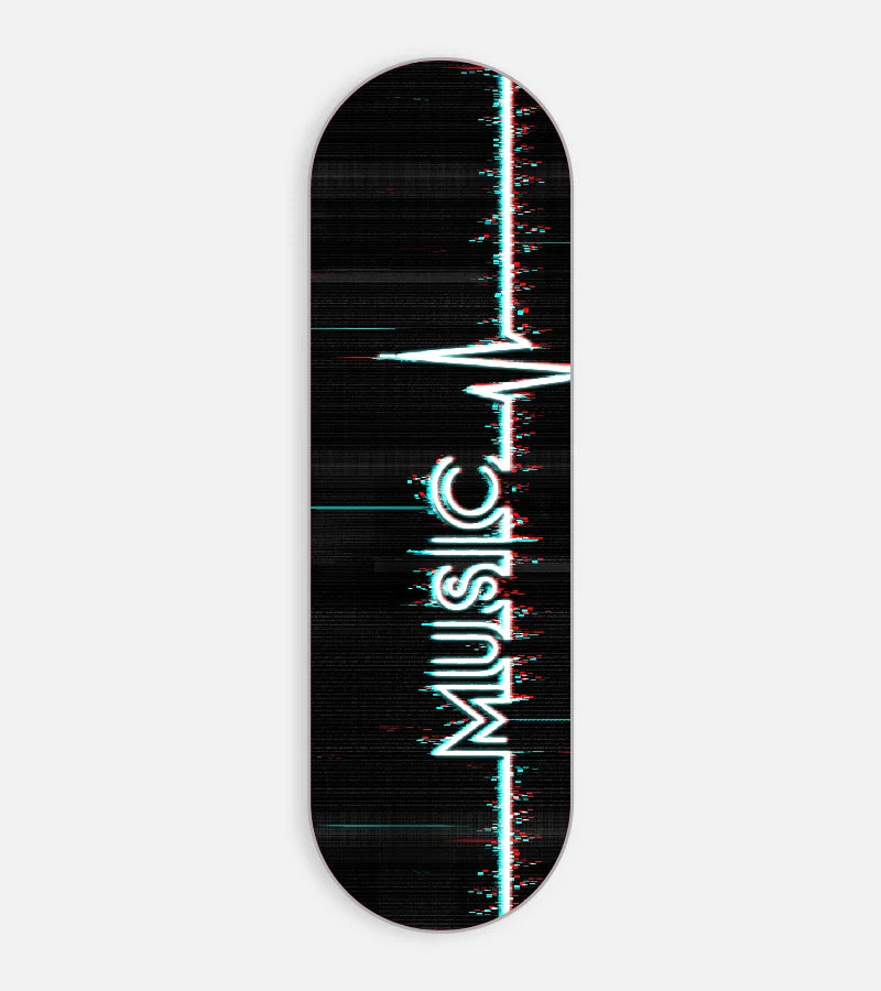 Mobile phone grip slider with a colorful design on a white background