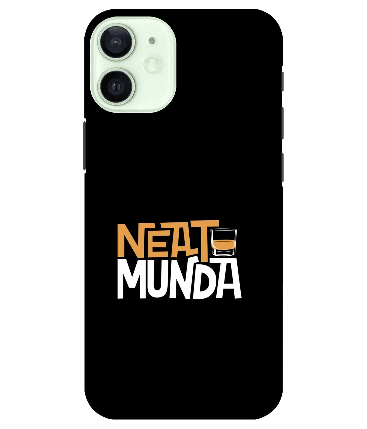 A product shot of a slim hard case with a colorful design.