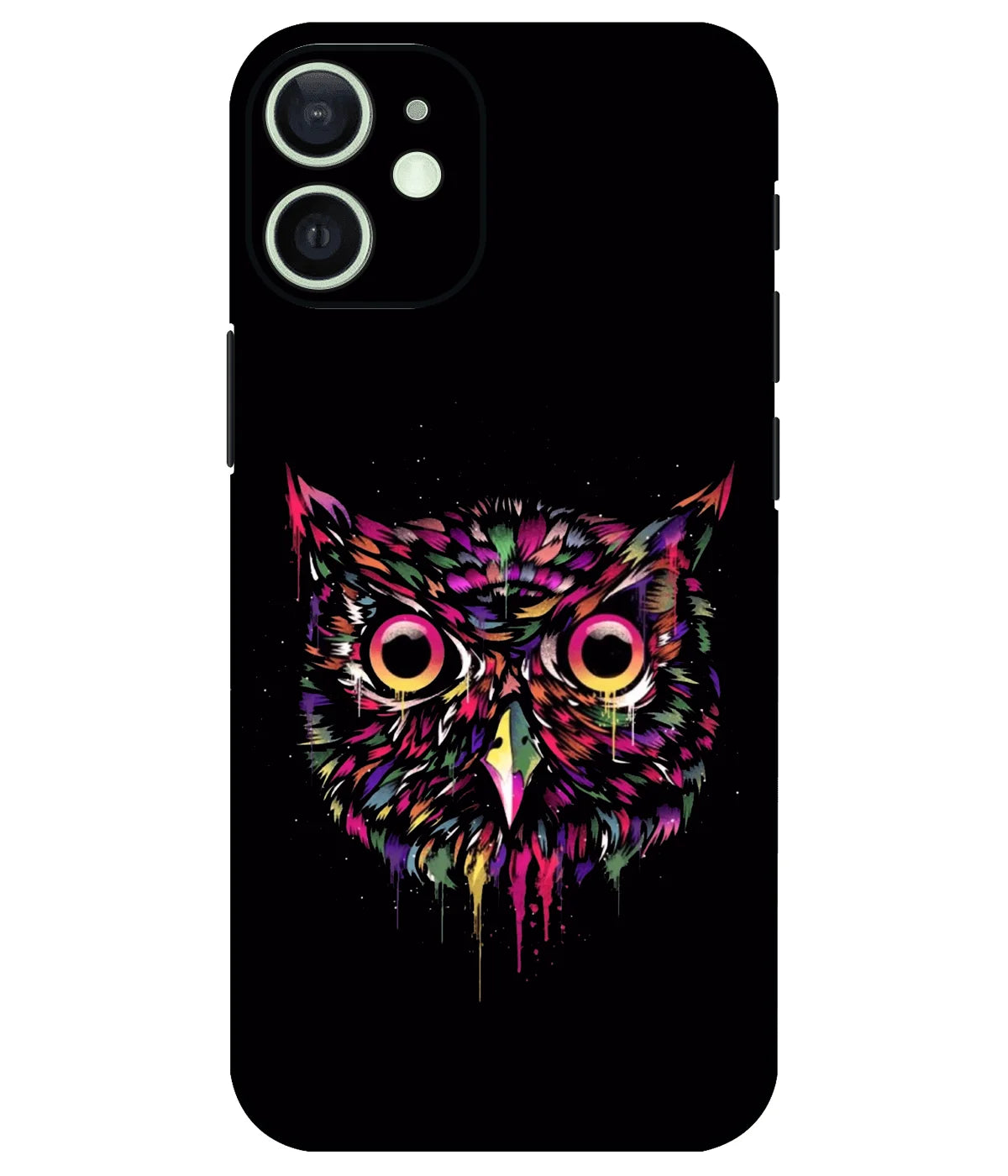 Image of a phone case featuring a mobile skin with a graphic design.