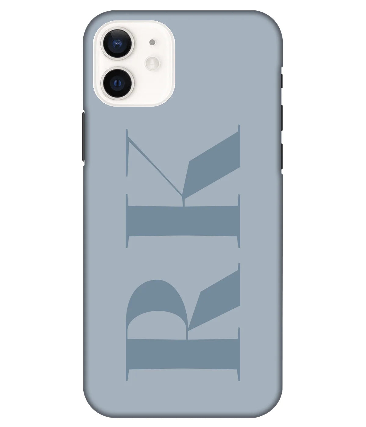 A product shot of a slim hard case with a customizable name.