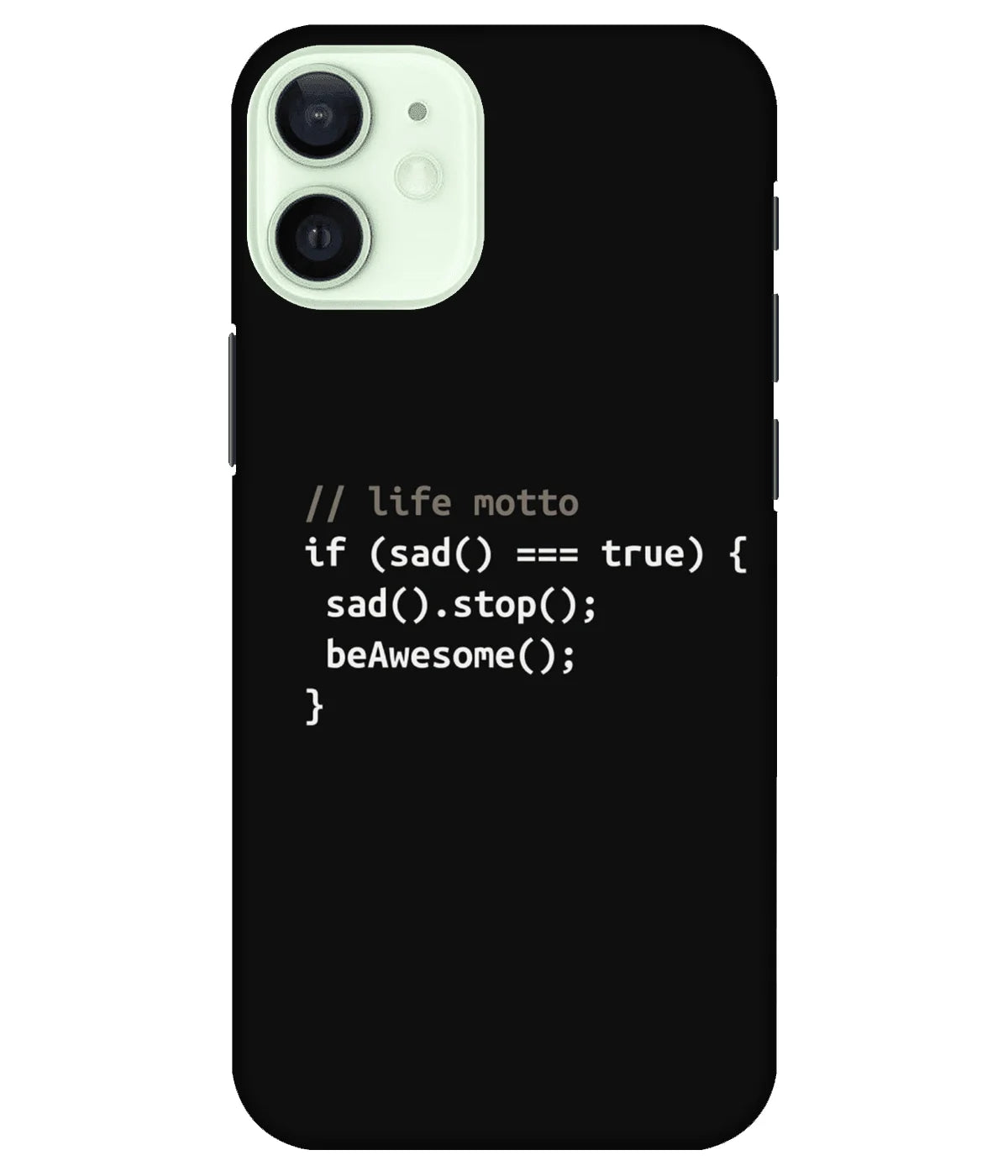 A product shot of a slim hard case with a colorful design.