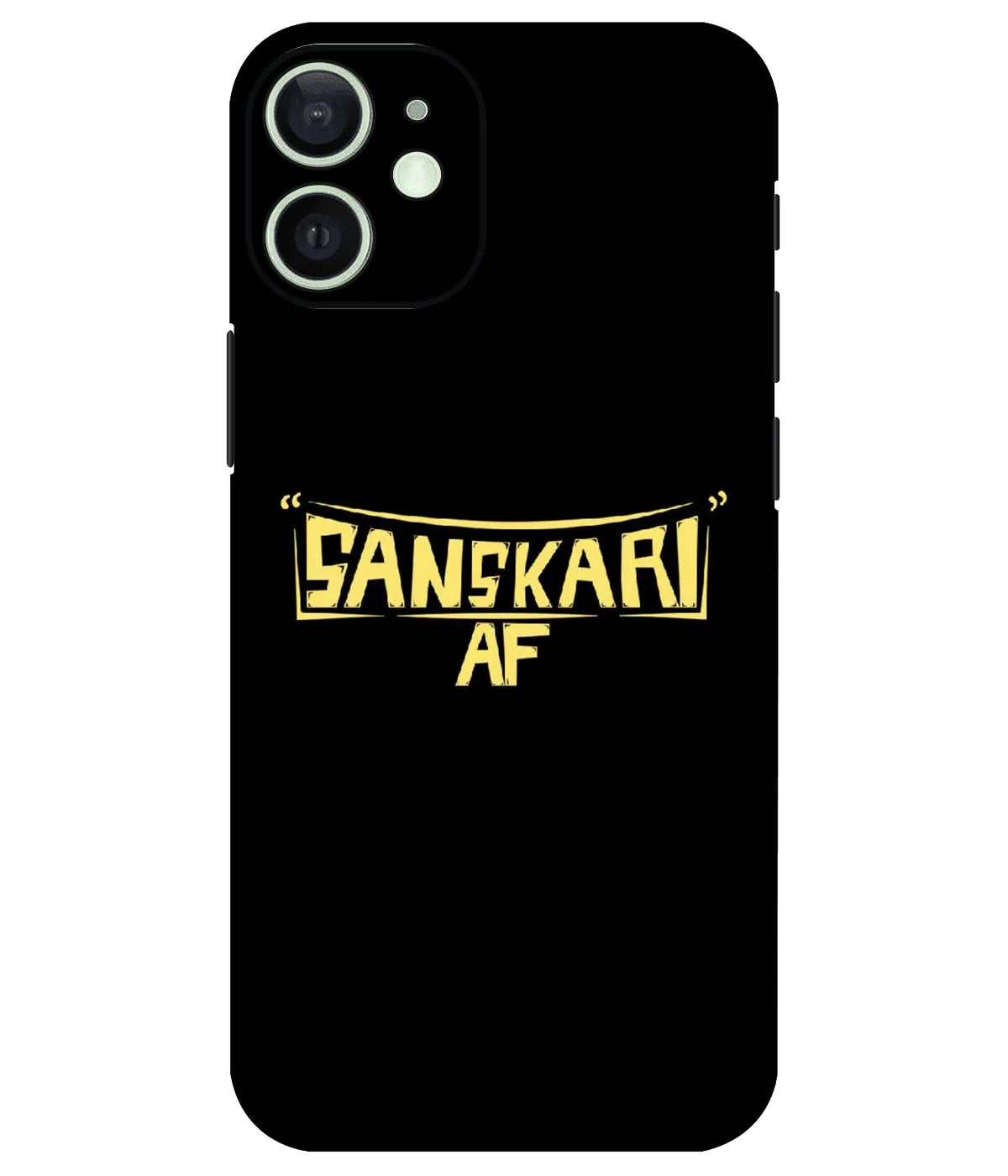 Image of a phone case featuring a mobile skin with a graphic design.