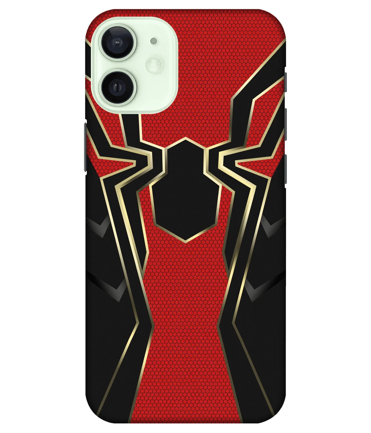 A product shot of a slim hard case with a colorful design.