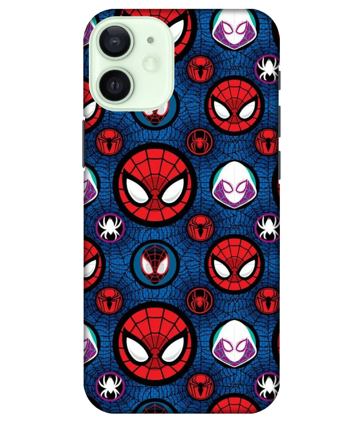 A product shot of a slim hard case with a colorful design.