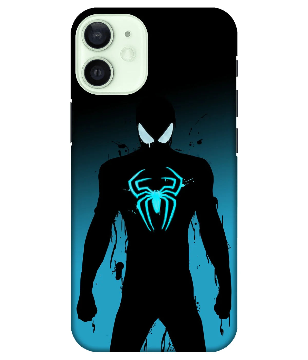 A product shot of a slim hard case with a colorful design.