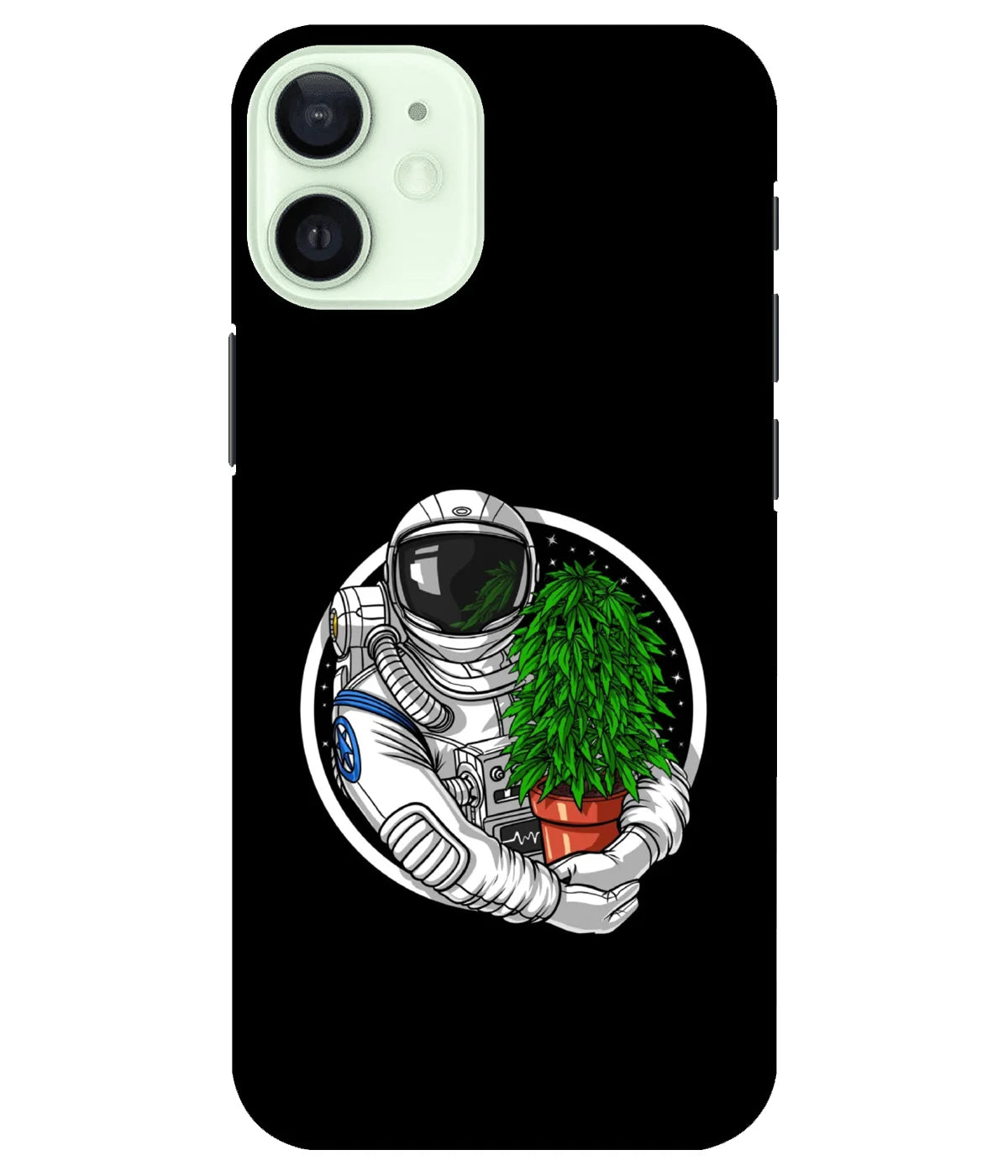 A product shot of a slim hard case with a colorful design.
