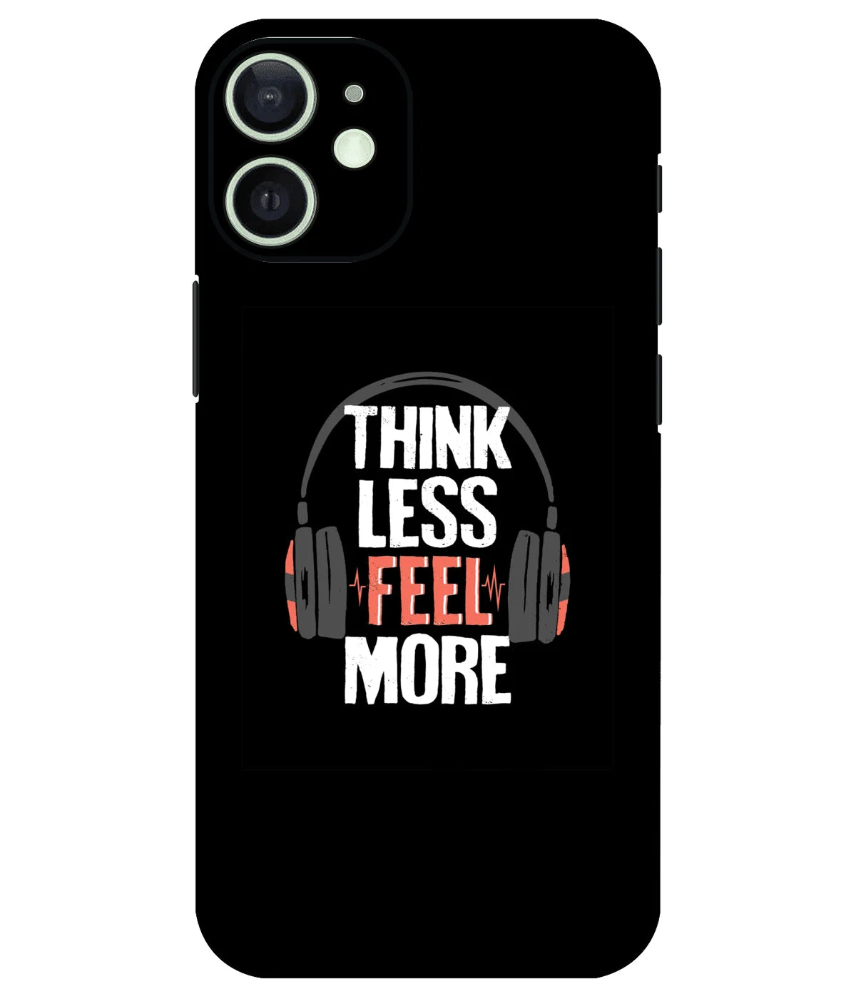 Image of a phone case featuring a mobile skin with a graphic design.