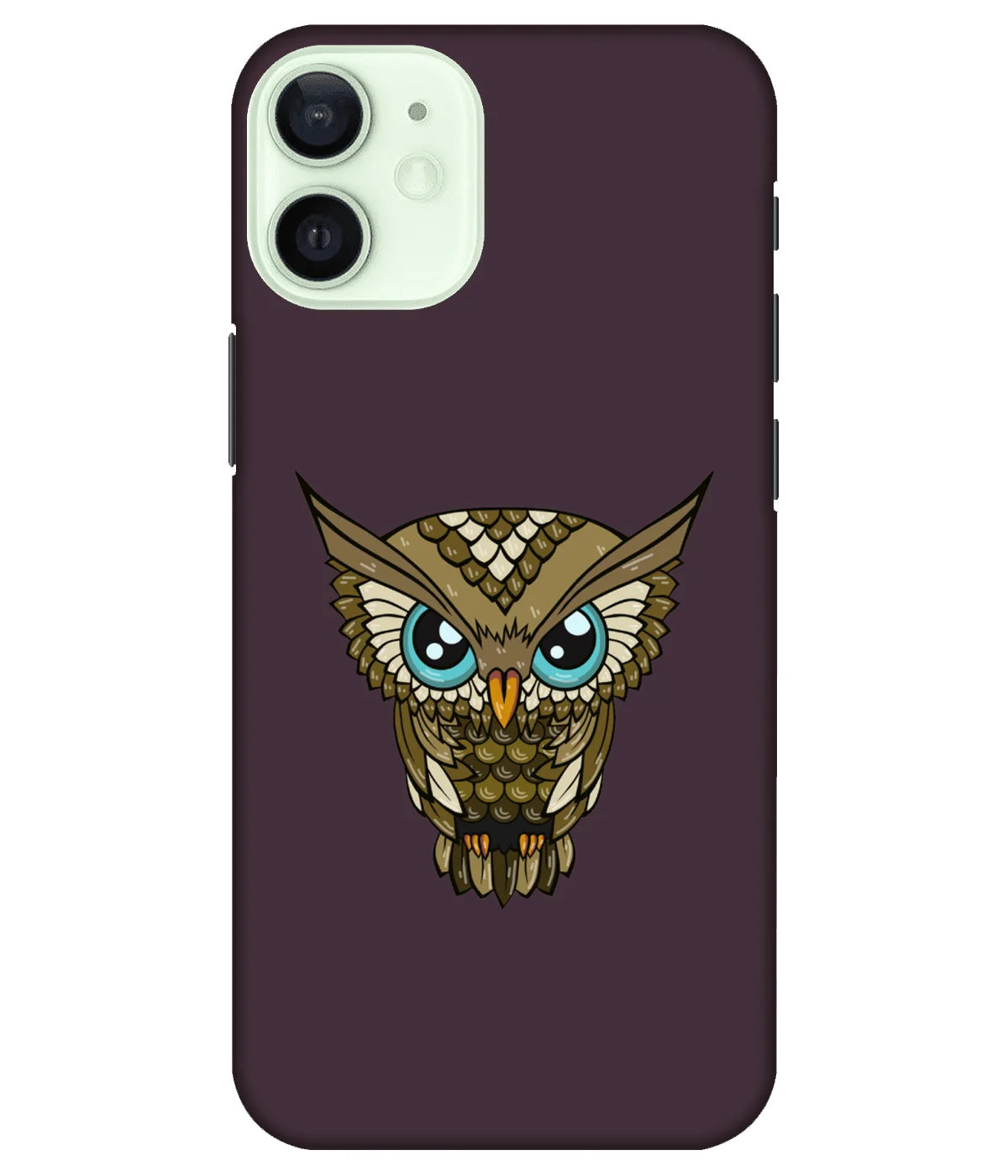 A product shot of a slim hard case with a colorful design.