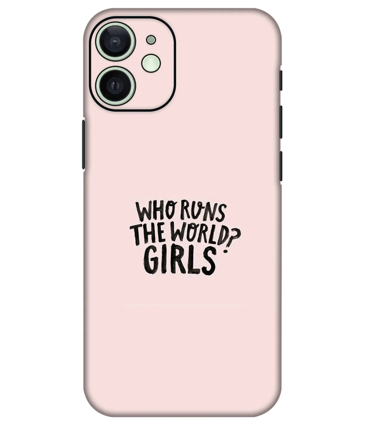 Image of a phone case featuring a mobile skin with a graphic design.