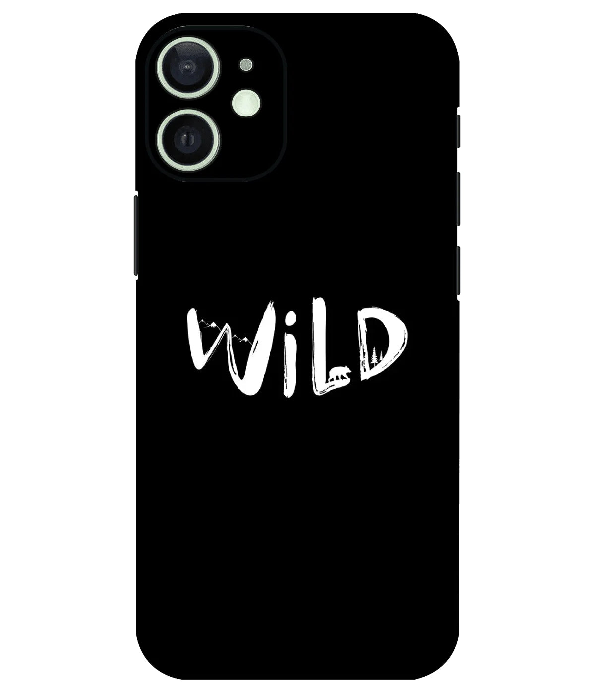Image of a phone case featuring a mobile skin with a graphic design.