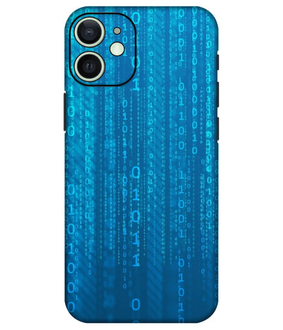 Image of a phone case featuring a mobile skin with a graphic design.